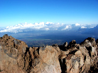 Looking down on Maui